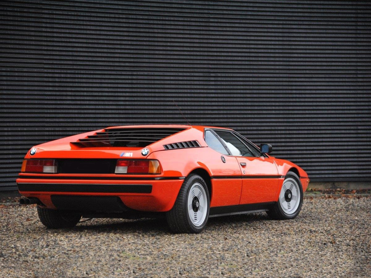 BMW M1 rear view