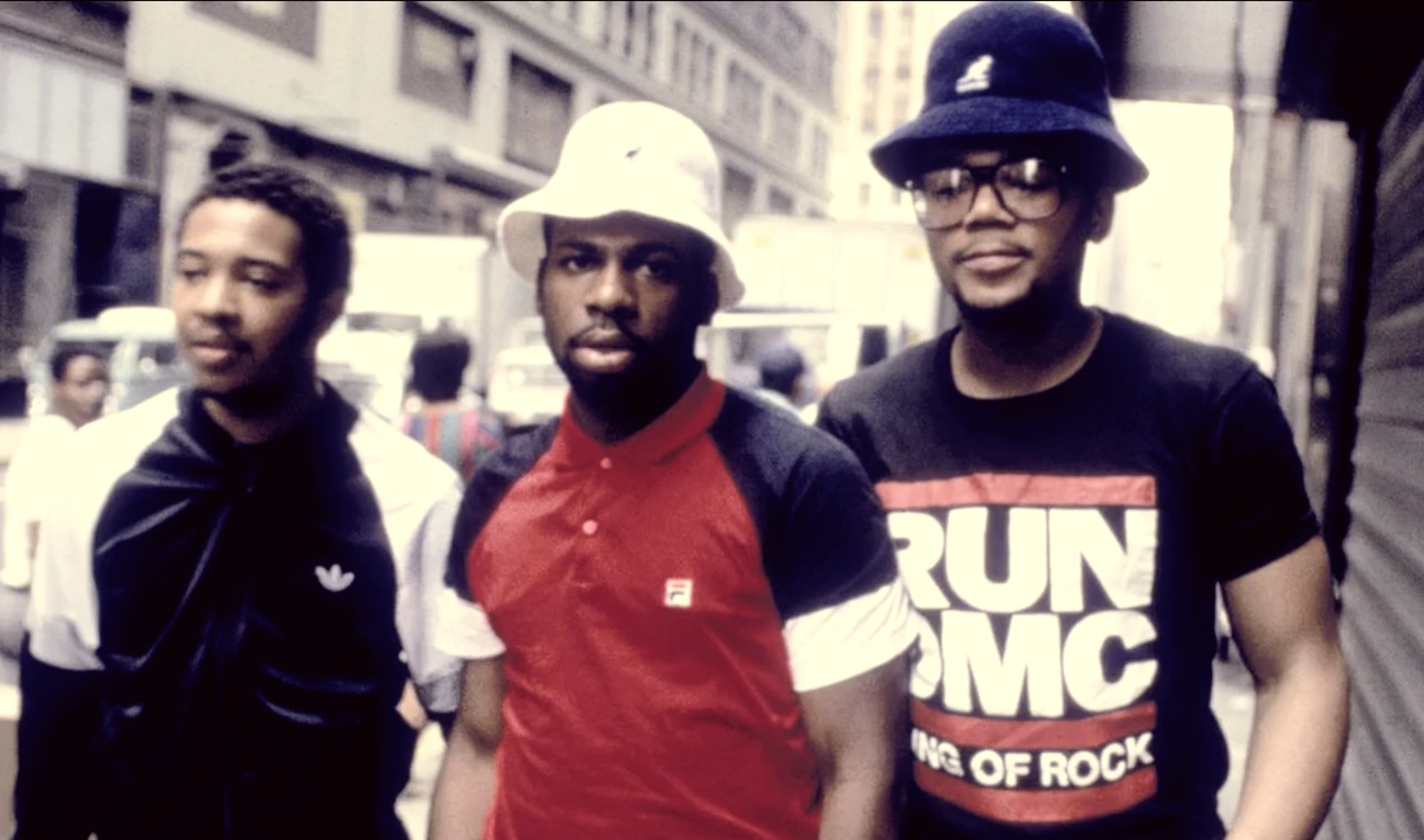 Run-DMC wearing Adidas Superstars