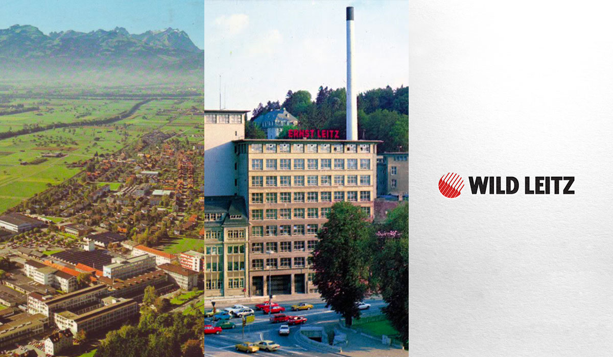 Wild headquarters, Leitz building and Wild Leitz logo